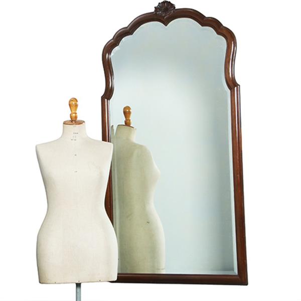 Grote foto enorme grote soester schouwspiegel facet geslepen in mahonie no.362905 antiek en kunst spiegels