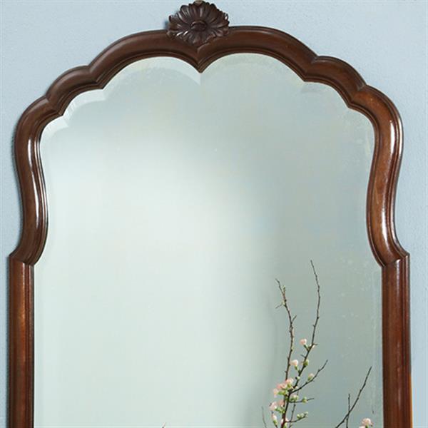 Grote foto enorme grote soester schouwspiegel facet geslepen in mahonie no.362905 antiek en kunst spiegels