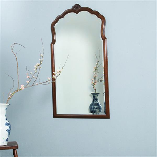 Grote foto enorme grote soester schouwspiegel facet geslepen in mahonie no.362905 antiek en kunst spiegels