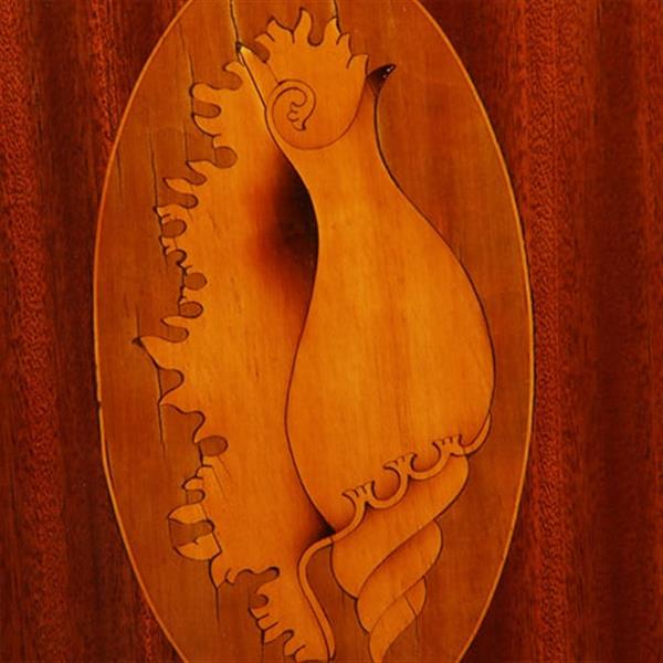 Grote foto mahonie louis seize stijl theetafel ca 1910 eeuw ingelegd met satijn hulst en noten no.361801 antiek en kunst stoelen en banken