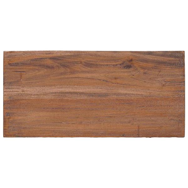 Grote foto vidaxl bank naturel 50 5 x 25 x 47 5 cm massief mahoniehout huis en inrichting overige huis en inrichting