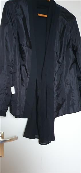 Grote foto dames jasje met zijde sjaal kleding dames jasjes en kostuums