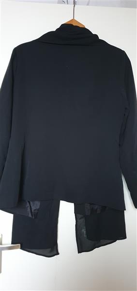 Grote foto dames jasje met zijde sjaal kleding dames jasjes en kostuums