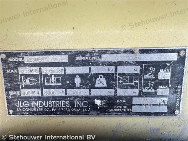 Grote foto jlg 1230es masthoogwerker 1230 es mast hoogwerker doe het zelf en verbouw hoogwerkers