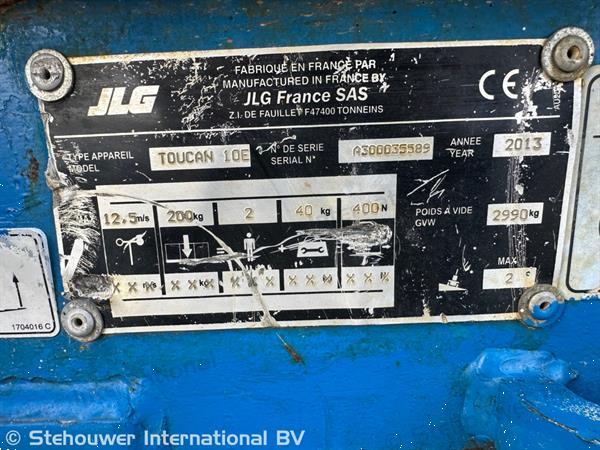 Grote foto jlg toucan 10e masthoogwerker verticale mast hoogwerker doe het zelf en verbouw hoogwerkers