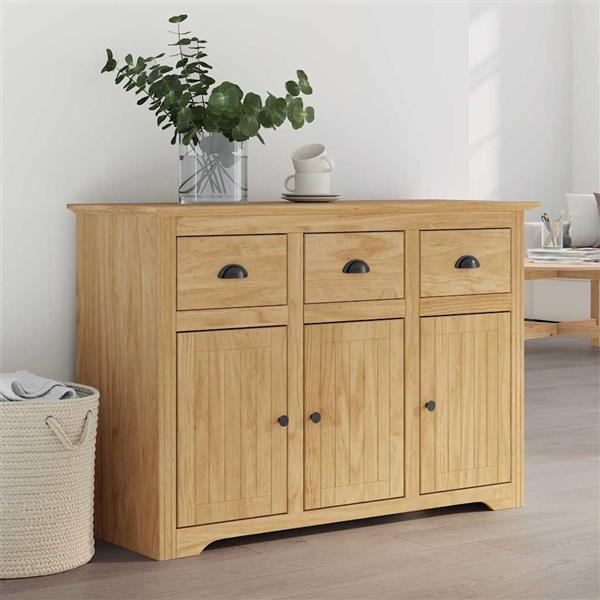 Grote foto vidaxl dressoir bodo honingbruin 115 5 x 44 x 80 cm bewerkt hout huis en inrichting overige