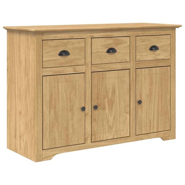 Grote foto vidaxl dressoir bodo honingbruin 115 5 x 44 x 80 cm bewerkt hout huis en inrichting overige