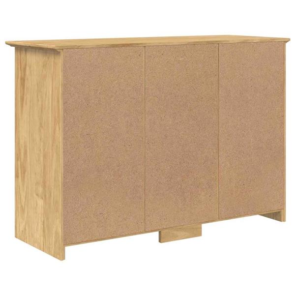 Grote foto vidaxl dressoir bodo honingbruin 115 5 x 44 x 80 cm bewerkt hout huis en inrichting overige
