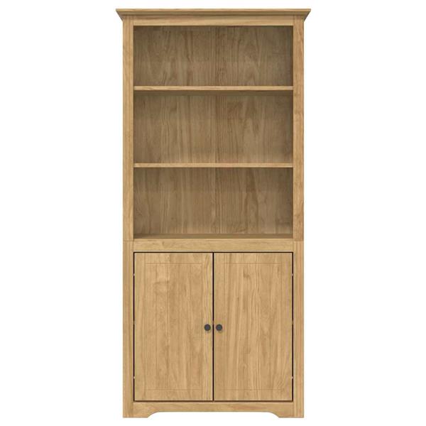 Grote foto vidaxl boekenkast bodo honingbruin 82 x 40 x 173 cm bewerkt hout huis en inrichting overige