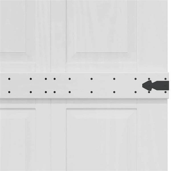 Grote foto vidaxl deur corona wit 70 x 210 cm bewerkt hout doe het zelf en verbouw deuren en horren