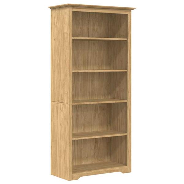 Grote foto vidaxl boekenkast bodo honingbruin 82 x 40 x 173 cm bewerkt hout huis en inrichting overige