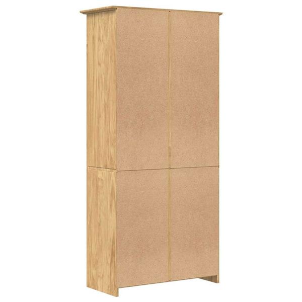 Grote foto vidaxl boekenkast bodo honingbruin 82 x 40 x 173 cm bewerkt hout huis en inrichting overige