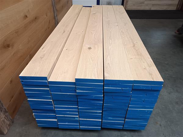 Grote foto 40x200mm 225cm eiken doe het zelf en verbouw hout en planken