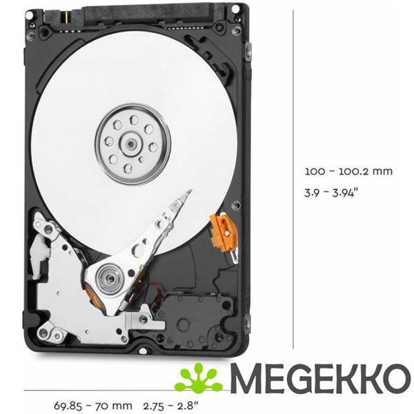 Grote foto wd hdd 2.5 2tb 128mb wd20spzx blue computers en software overige computers en software