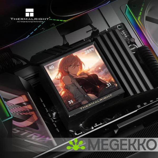 Grote foto thermalright peerless vision 360 argb black computers en software overige computers en software