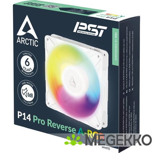 Grote foto arctic freezer p14 pro reverse a rgb white computers en software overige computers en software