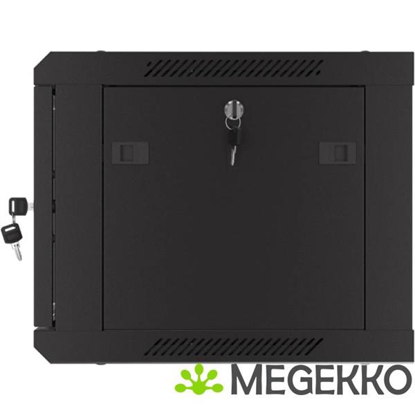 Grote foto lanberg wf01 6406 23b rack 6u wandrek zwart computers en software behuizingen en kasten