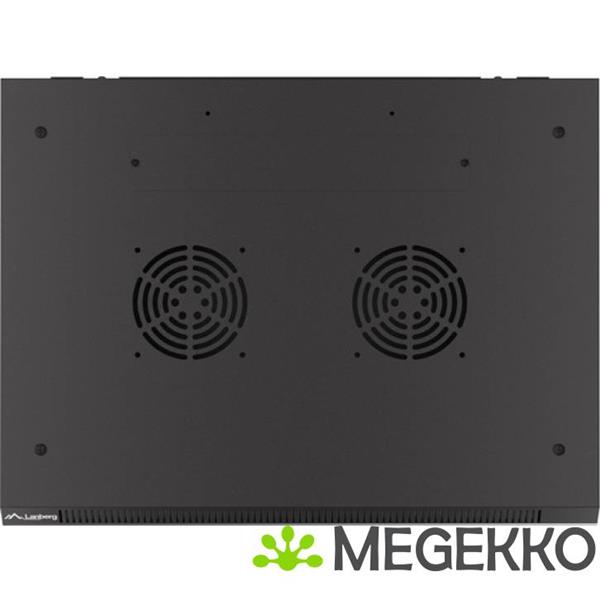 Grote foto lanberg wf01 6406 23b rack 6u wandrek zwart computers en software behuizingen en kasten