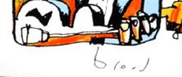 Grote foto herman brood loving you antiek en kunst litho en zeefdrukken