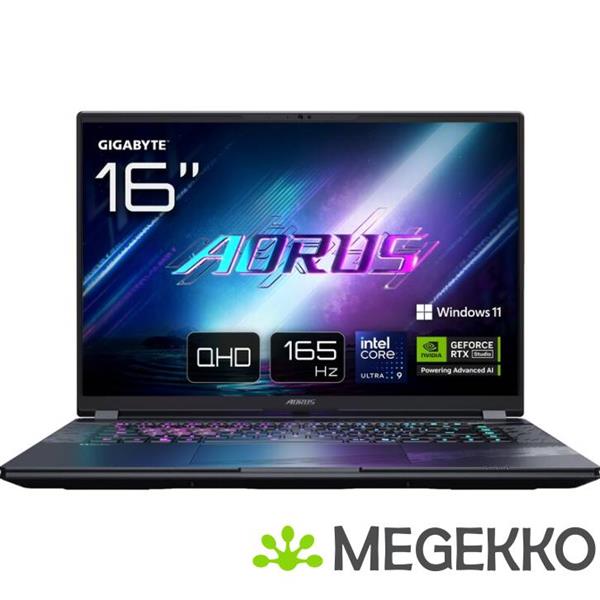 Grote foto gigabyte aorus elite 16 16 core ultra 9 rtx 5070 gaming computers en software overige computers en software