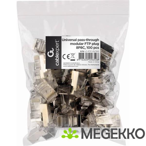 Grote foto gembird ftp kabel connector lc ptf 01 100 rj 45 computers en software overige computers en software