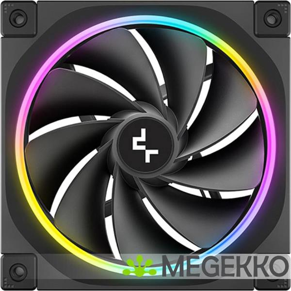 Grote foto deepcool fl12r 3 in 1 computer behuizing ventilator 12 cm zwart 3 stuk s computers en software overige computers en software