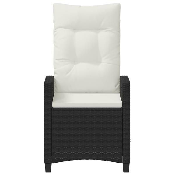 Grote foto vidaxl recliner tuinstoelen 56 x 60 x 112 cm staal tuin en terras tuinmeubelen