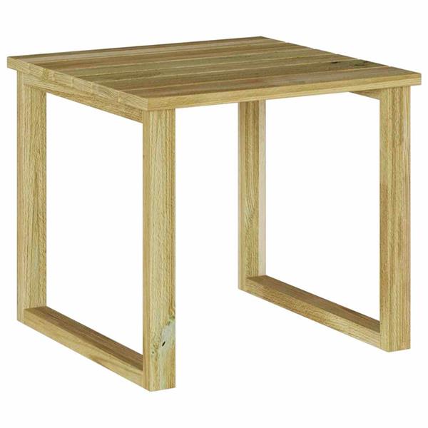 Grote foto vidaxl tafel 3 pcs naturel ge mpregneerd grenenhout tuin en terras tuinmeubelen