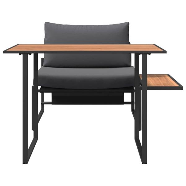 Grote foto vidaxl buiten stalen zsitjes 2 pcs antraciet staal tuin en terras tuinmeubelen