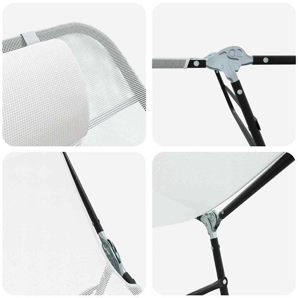 Grote foto vidaxl opvouwbare zonnebed 2 pcs cr me 182 x 55 x 85 5 cm textileen tuin en terras tuinmeubelen