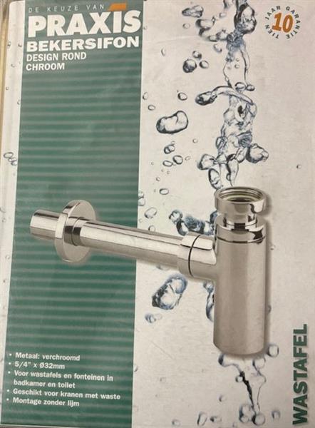 Grote foto praxis bekersifon design chroom doe het zelf en verbouw sanitair