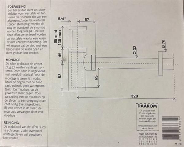 Grote foto praxis bekersifon design chroom doe het zelf en verbouw sanitair
