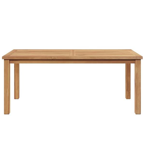 Grote foto vidaxl salontafel bruin 110 x 55 x 45 cm massief teakhout tuin en terras tuinmeubelen