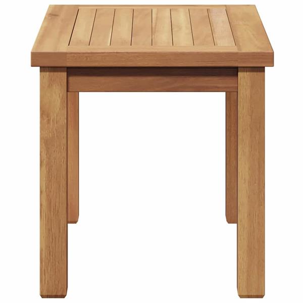 Grote foto vidaxl salontafel bruin 50 x 35 x 36 cm massief teakhout tuin en terras tuinmeubelen