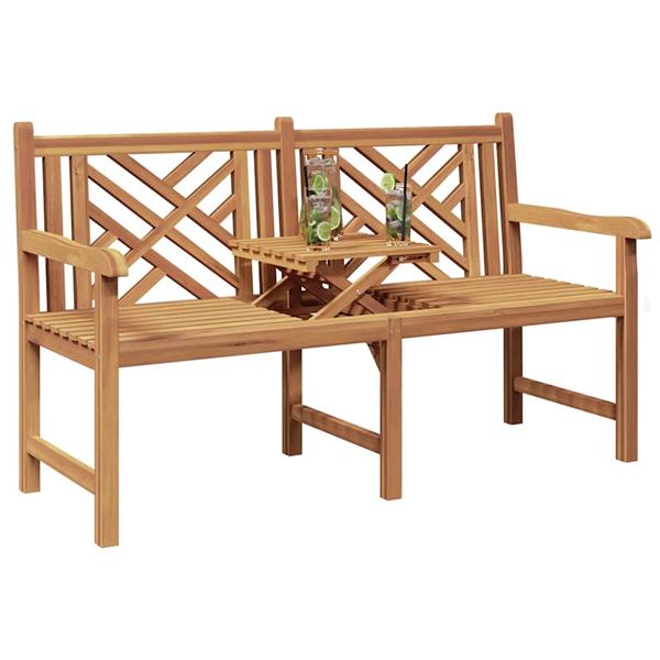 Grote foto vidaxl tuinbank 150 x 60 x 90 cm massief teakhout tuin en terras tuinmeubelen