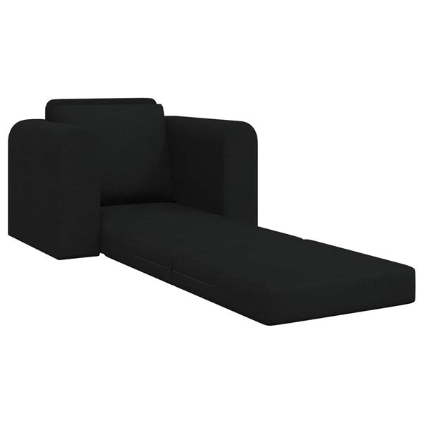 Grote foto vidaxl vouwsofa bed zwart 98 x 71 x 83 cm stof huis en inrichting bankstellen