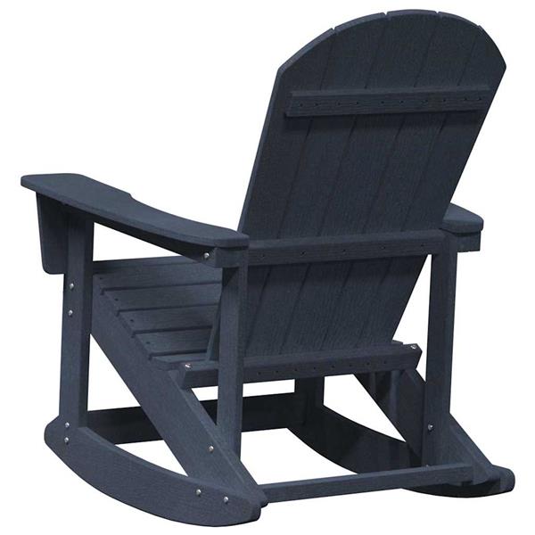 Grote foto vidaxl adirondack schommelstoel marineblauw 92 x 73 5 x 92 cm hdpe tuin en terras tuinmeubelen