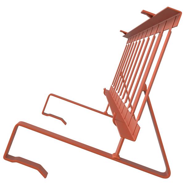 Grote foto vidaxl dak sneeuwbeugel rood 800 x 29 5 x 34 5 cm staal tuin en terras hekken en schuttingen