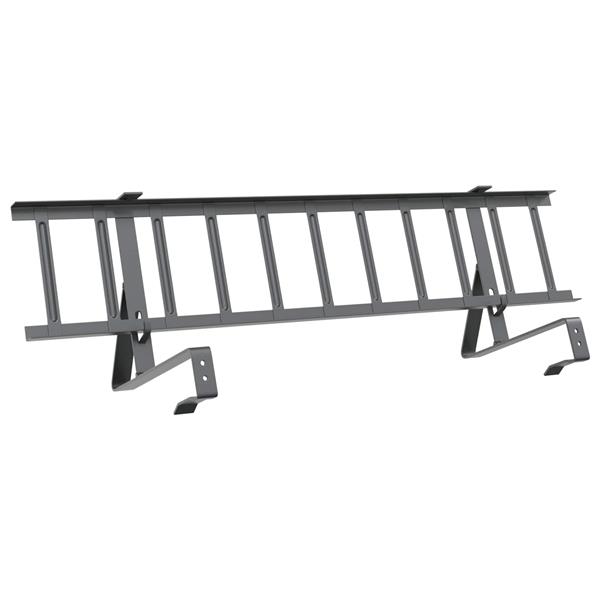 Grote foto vidaxl dak sneeuwbeugel antraciet 100 x 29 5 x 34 5 cm staal tuin en terras hekken en schuttingen