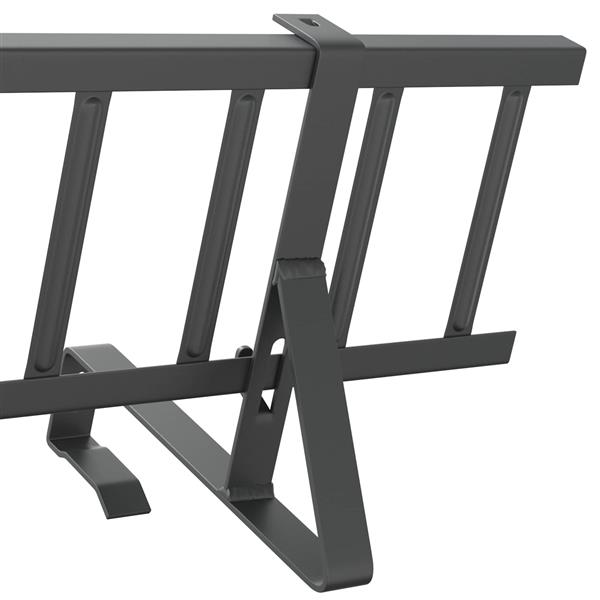 Grote foto vidaxl dak sneeuwbeugel antraciet 100 x 29 5 x 34 5 cm staal tuin en terras hekken en schuttingen