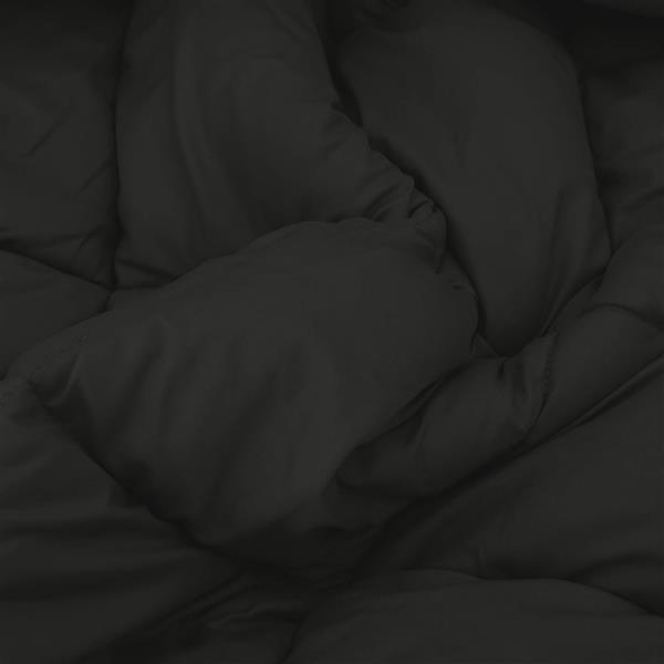 Grote foto vidaxl vol jaar dekbed zwart en anthraciet 220 x 135 cm microfiber huis en inrichting bedden