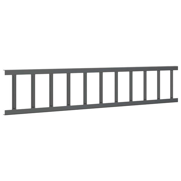 Grote foto vidaxl dak sneeuwbeugel antraciet 300 x 2 5 x 20 cm staal tuin en terras hekken en schuttingen