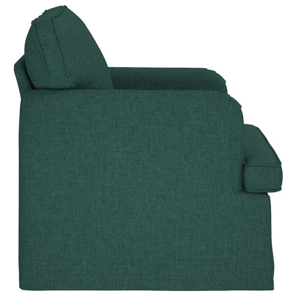 Grote foto vidaxl bank donkergroen 84 x 80 x 85 cm stof huis en inrichting bankstellen