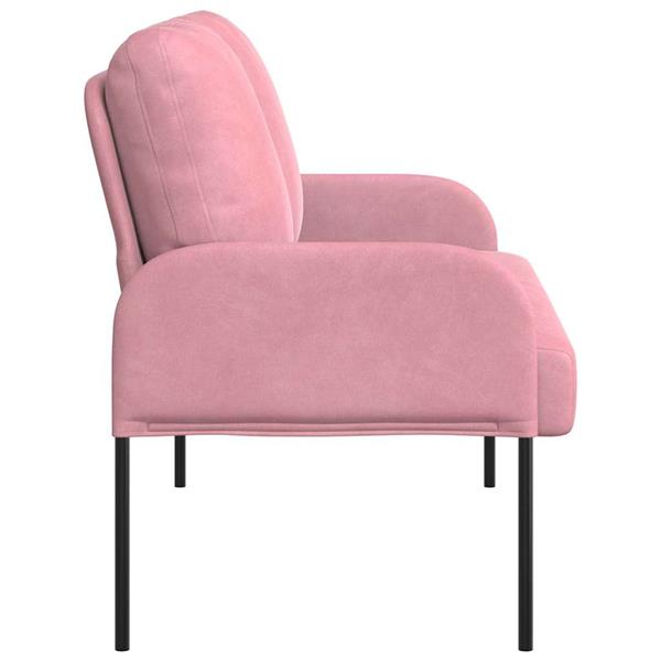 Grote foto vidaxl banken met kussen 110cm roze multiplex huis en inrichting bankstellen