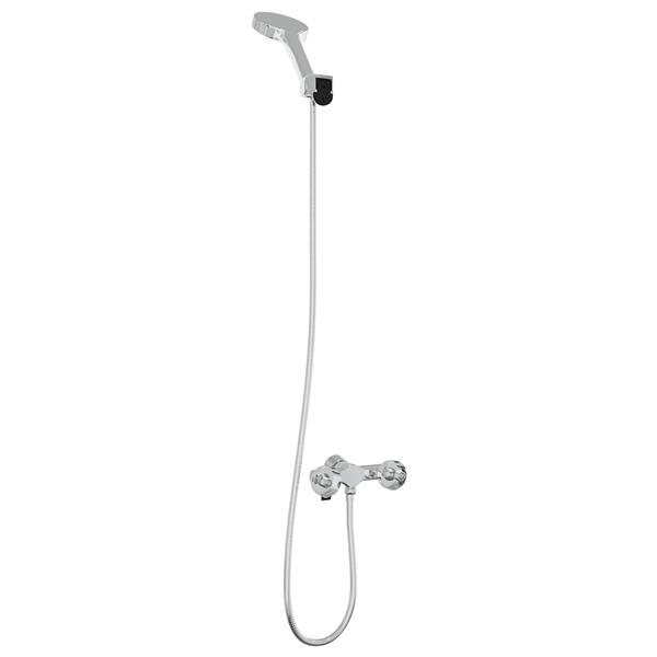 Grote foto vidaxl doucheset chroom g 1 2 inch koper doe het zelf en verbouw sanitair