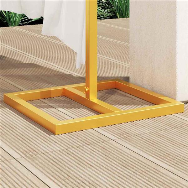 Grote foto vidaxl trouwrand goud 657 x 35 x 300 cm staal tuin en terras overige tuin en terras