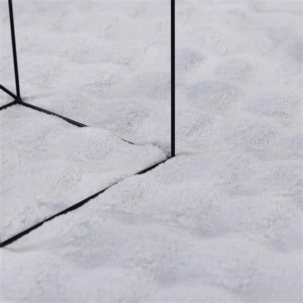 Grote foto vidaxl vloerkleden vierkant huarte grijs 200 x 200 cm polyester huis en inrichting vloerbedekking en kleden