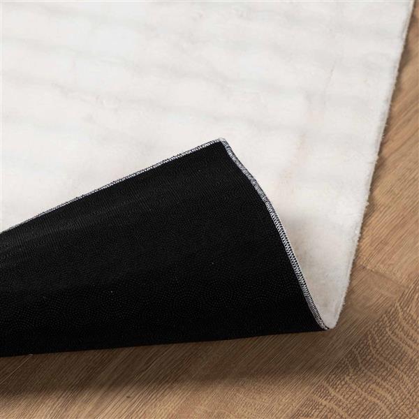 Grote foto vidaxl vloerkleden rechthoekig huarte cr me 340 x 240 cm polyester huis en inrichting vloerbedekking en kleden