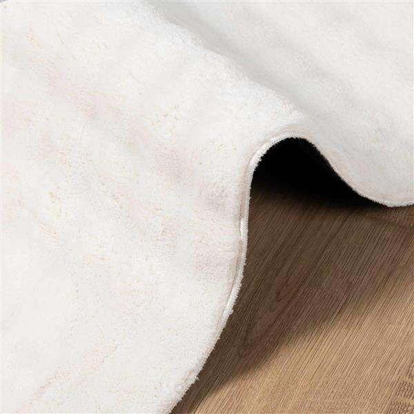 Grote foto vidaxl vloerkleden rechthoekig huarte cr me 170 x 120 cm polyester huis en inrichting vloerbedekking en kleden