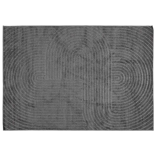 Grote foto vidaxl vloerkleden rechthoekig huarte antraciet 230 x 160 cm polyester huis en inrichting vloerbedekking en kleden